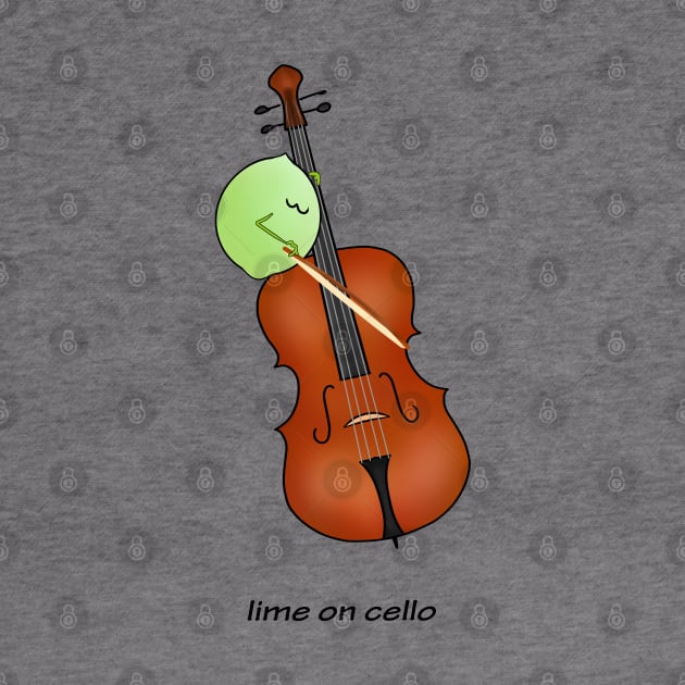 lime on cello by shackledlettuce